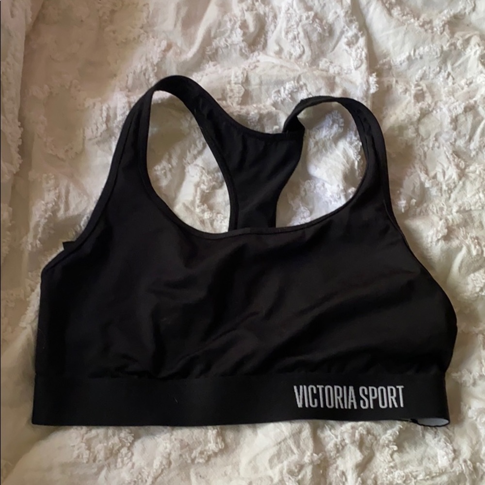 PINK Victoria Secret Black Sports Bra